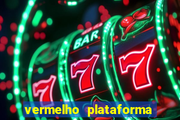 vermelho plataforma de jogos